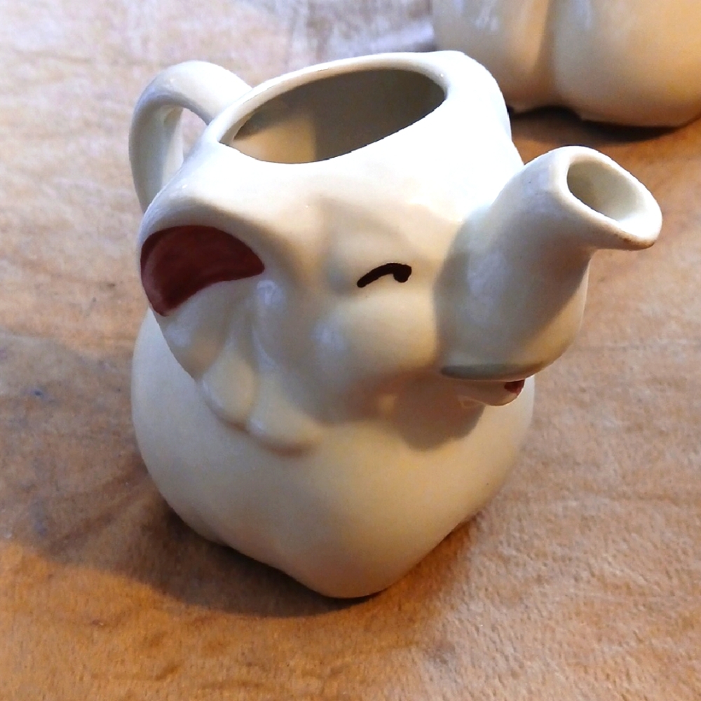 Elephant Shaped SHAWNEE Ceramic Creamer